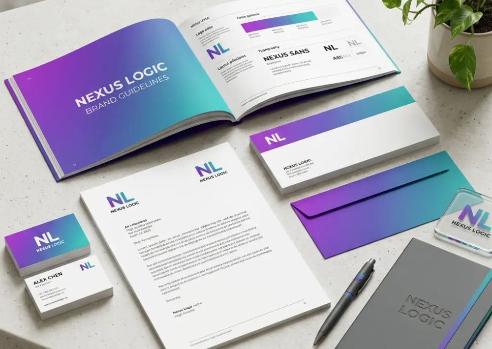 Zenith Tech SaaS Corporate Identity Design